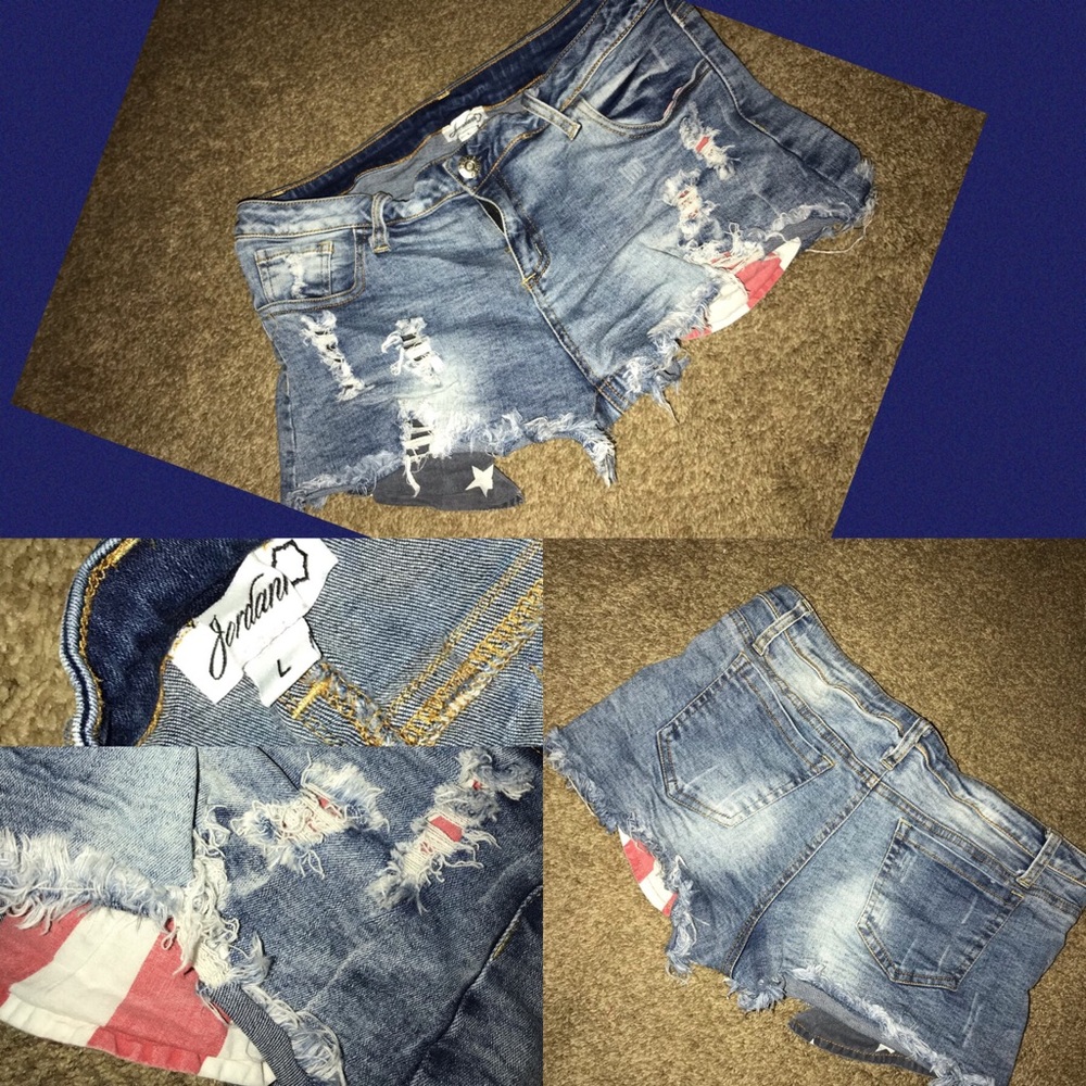4th of July Jean Shorts